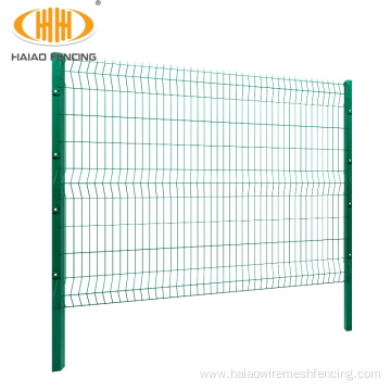 3D curved square garden fence welded wire mesh